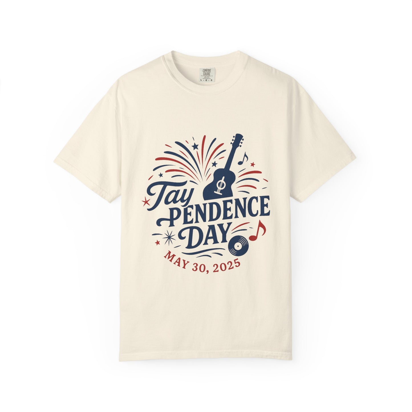Taypendence Day Celebration T-shirt, Unisex Garment-Dyed Tee, Swiftie Gift, Swiftie Independence Day