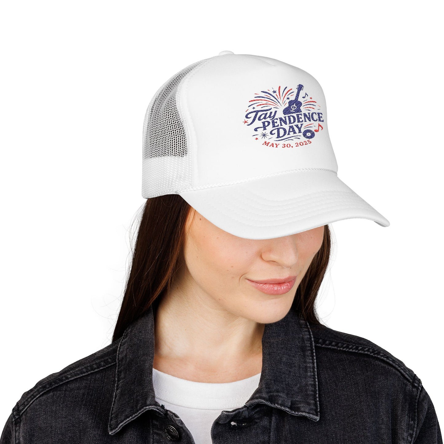 Taypendence Day Celebration Foam Trucker Hat for Swiftie Gift, Swiftie Independence Day