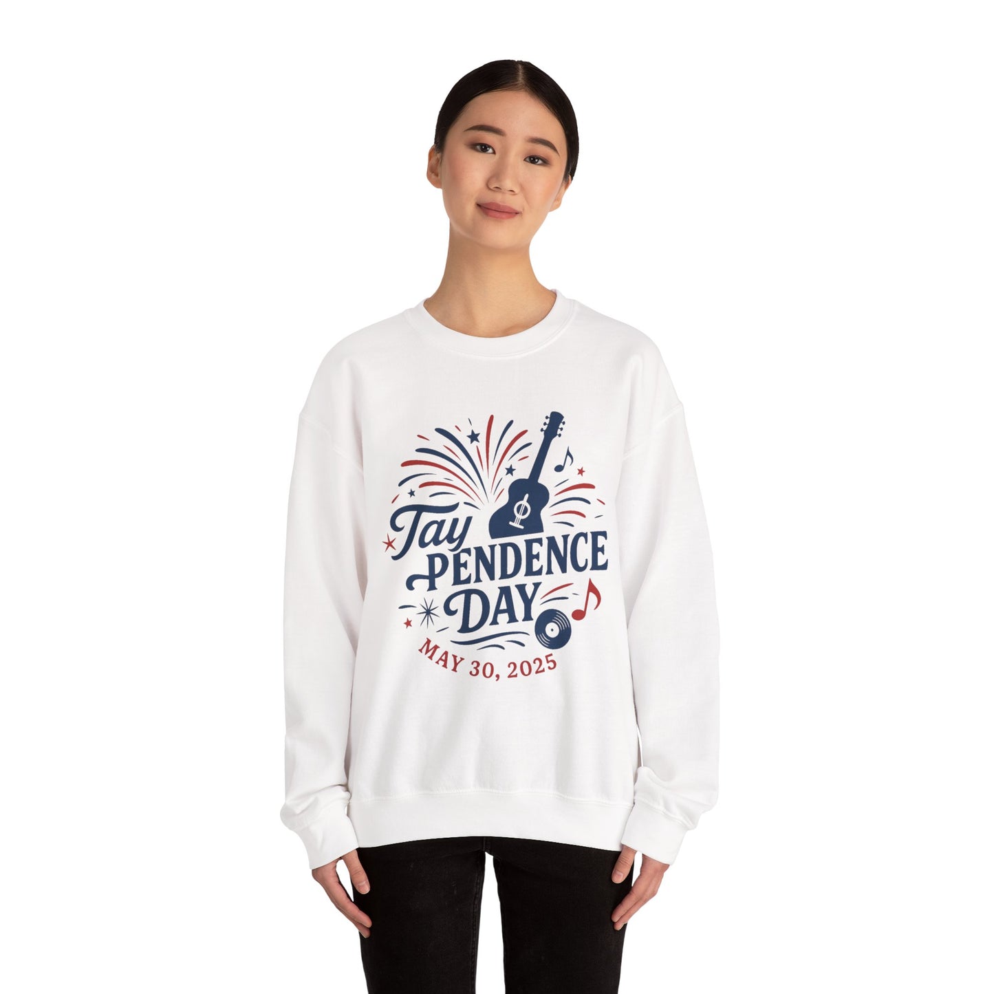 Taypendence Day Celebration Sweatshirt, Unisex Crewneck, Vintage Style, Swiftie Gift, Swiftie Independence Day