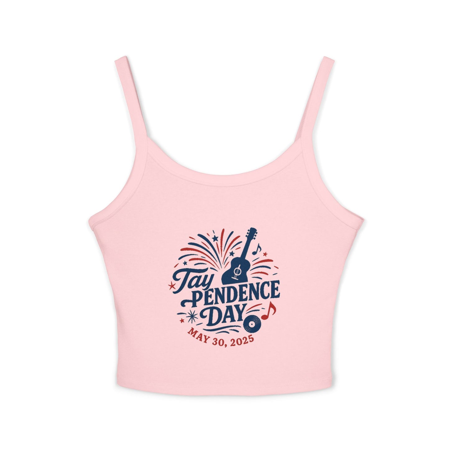 Taypendence Day Celebration Women's Spaghetti Strap Tank Top | Swiftie Gift, Swiftie Independence Day