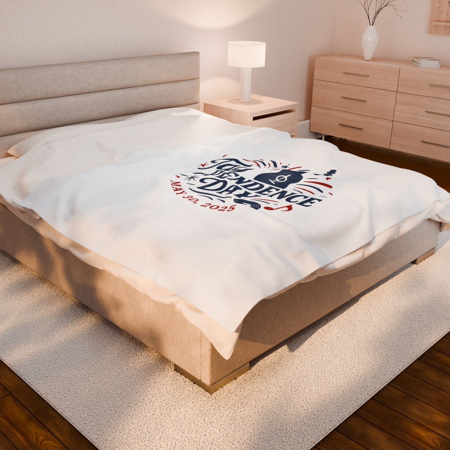 Taypendence Day Celebration Velveteen Plush Blanket for Swiftie Gift, Swiftie Independence Day