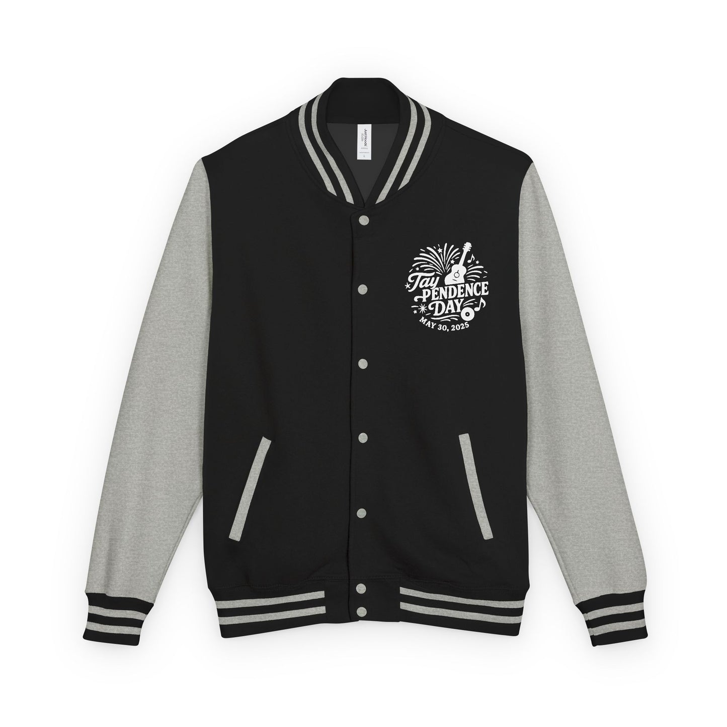 Taypendence Day Celebration Retro Unisex Letterman Jacket, Casual College Style, Perfect for Swiftie Gift, Swiftie Independence Day