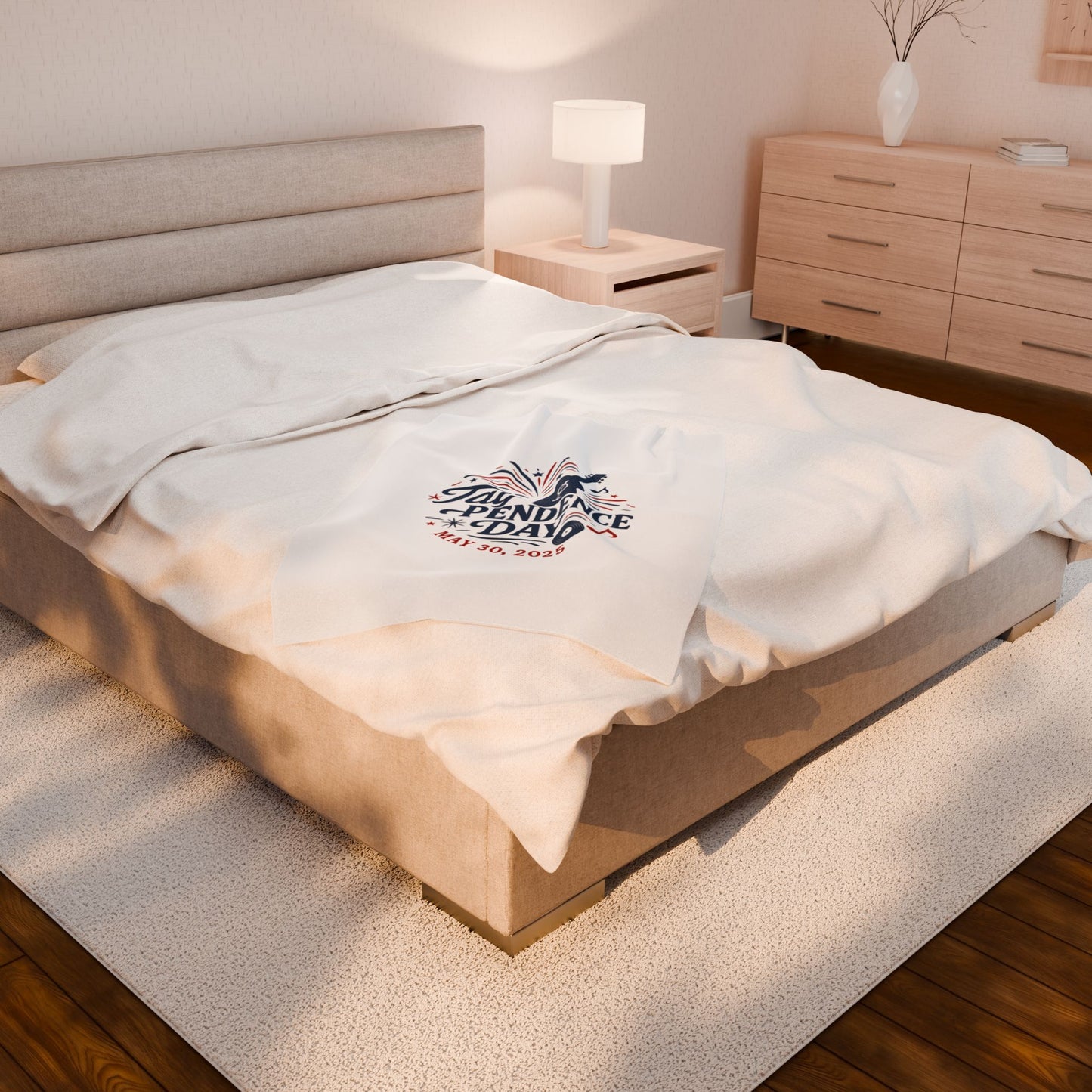 Taypendence Day Celebration Velveteen Plush Blanket for Swiftie Gift, Swiftie Independence Day