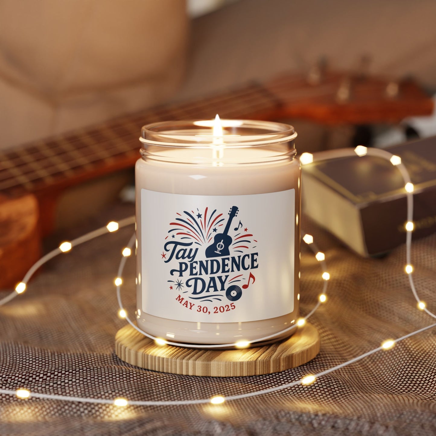 Taypendence Day Celebration Scented Soy Candle | for Swiftie Gift, Swiftie Independence Day