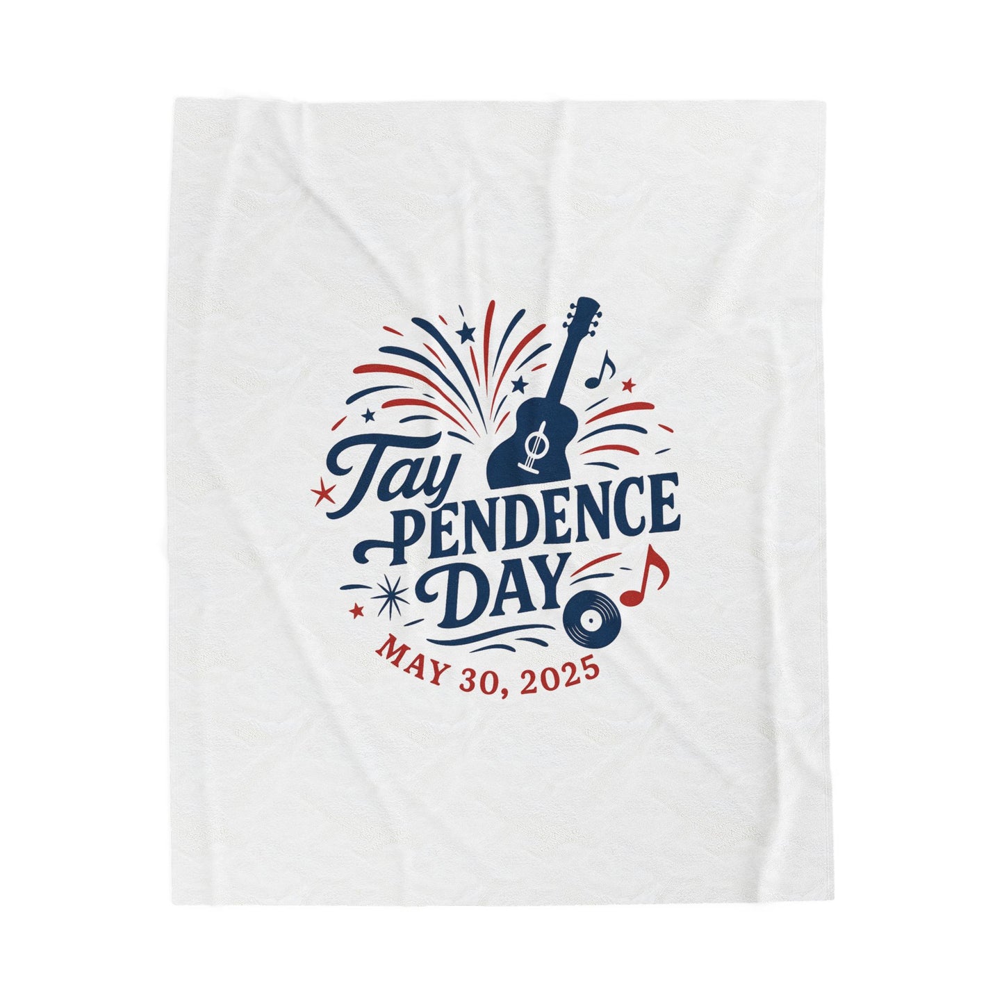 Taypendence Day Celebration Velveteen Plush Blanket for Swiftie Gift, Swiftie Independence Day