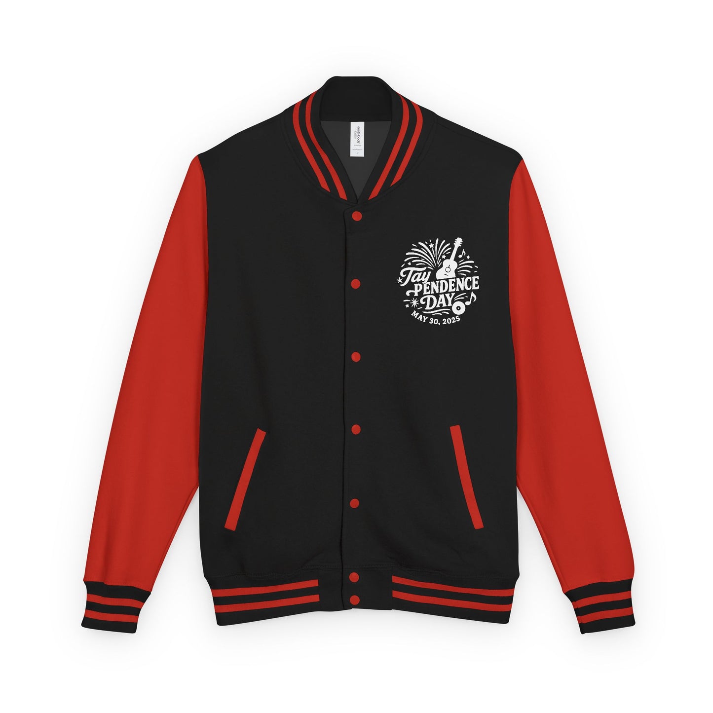Taypendence Day Celebration Retro Unisex Letterman Jacket, Casual College Style, Perfect for Swiftie Gift, Swiftie Independence Day