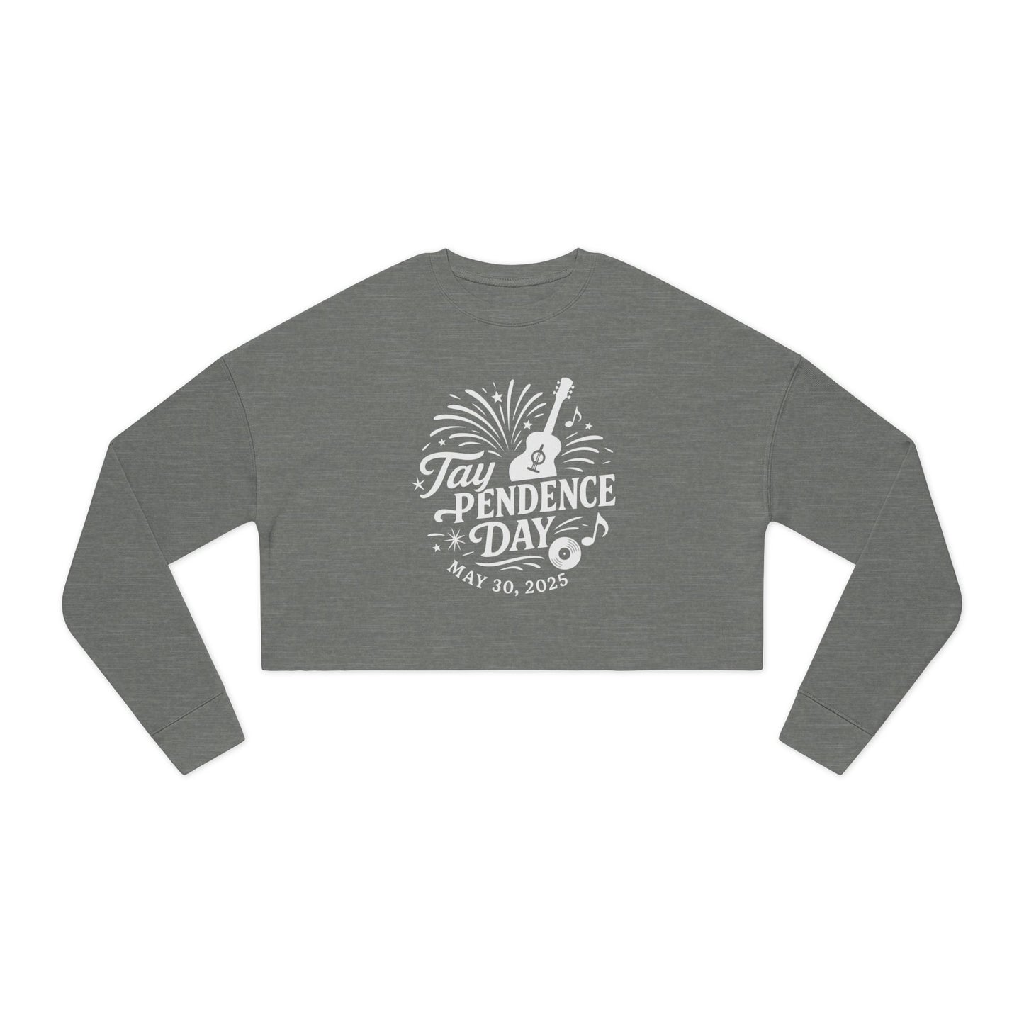 Taypendence Day Celebration Women's Cropped Sweatshirt, Casual Gift, for Swiftie Gift, Swiftie Independence Day