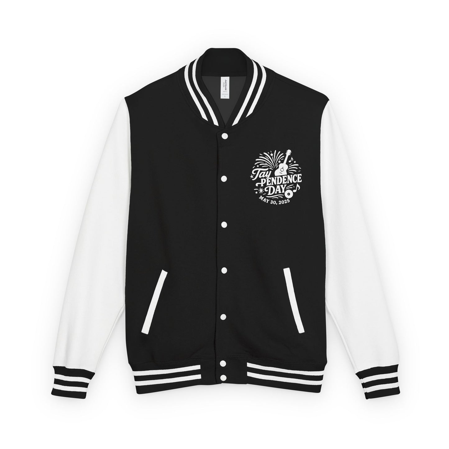 Taypendence Day Celebration Retro Unisex Letterman Jacket, Casual College Style, Perfect for Swiftie Gift, Swiftie Independence Day