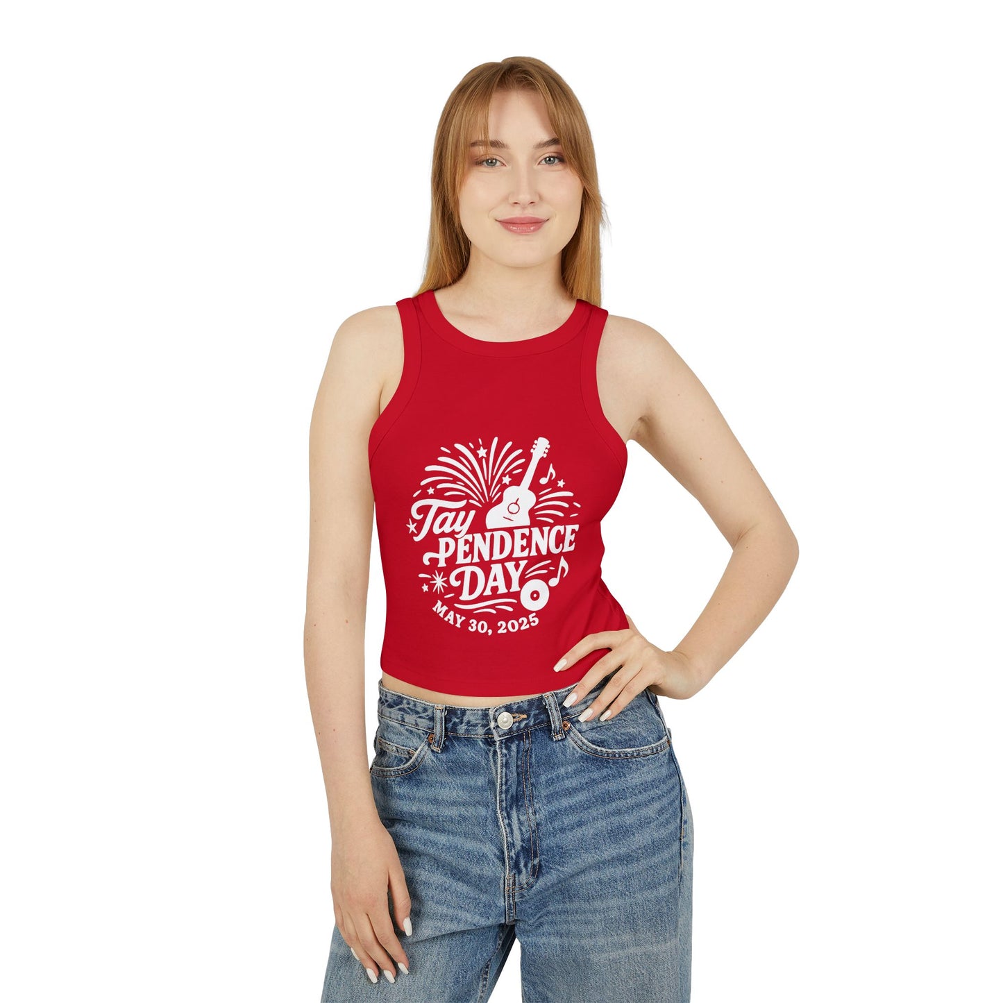Taypendence Day Celebration Racer Tank Top for Swiftie Gift, Swiftie Independence Day
