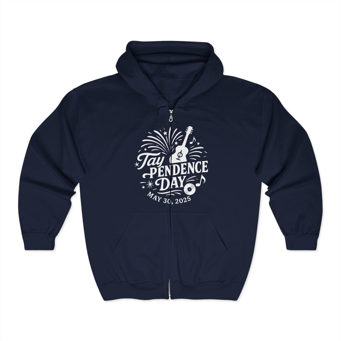 Taypendence Day Celebration Zip-Up Hoodie, for Swiftie Gift, Swiftie Independence Day