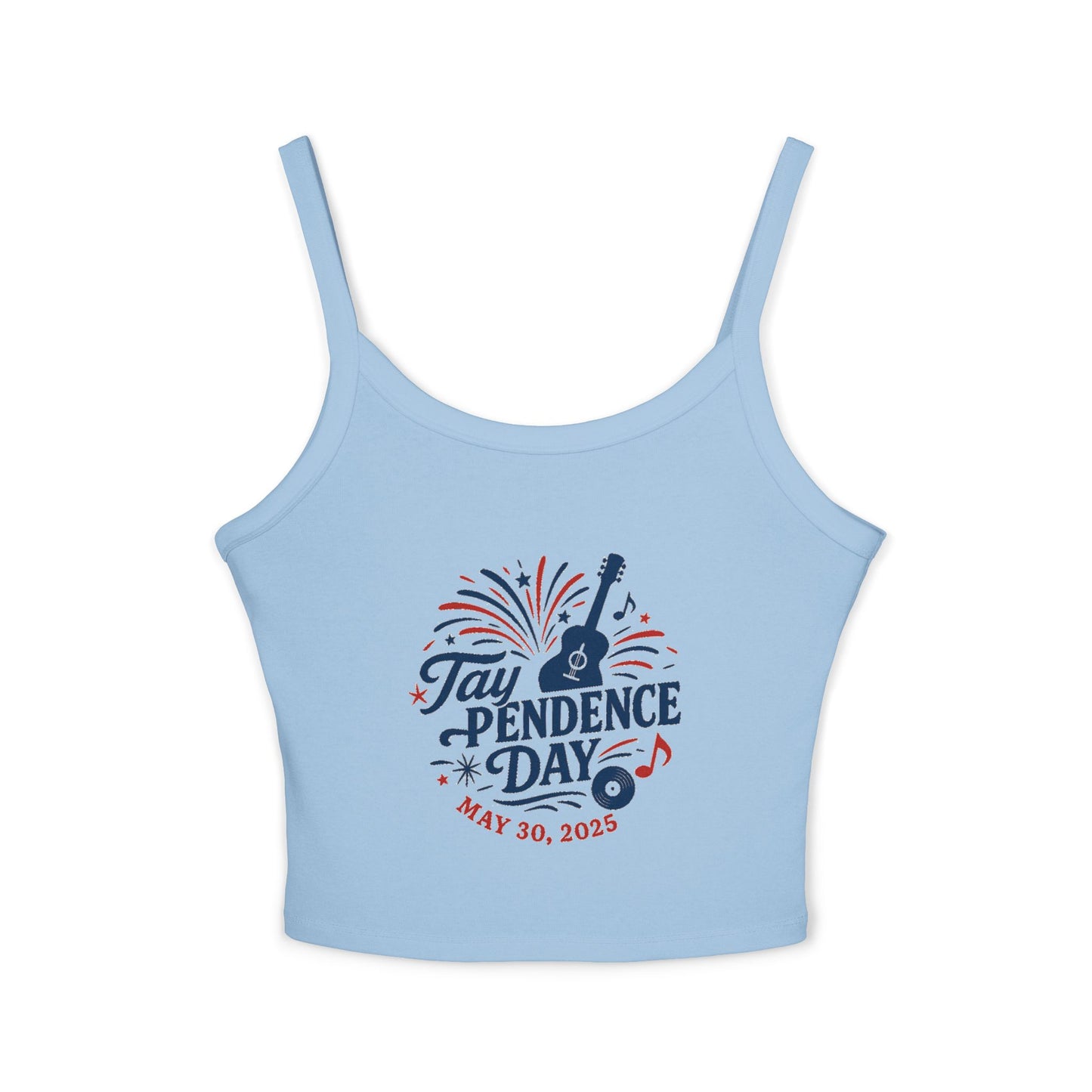 Taypendence Day Celebration Women's Spaghetti Strap Tank Top | Swiftie Gift, Swiftie Independence Day