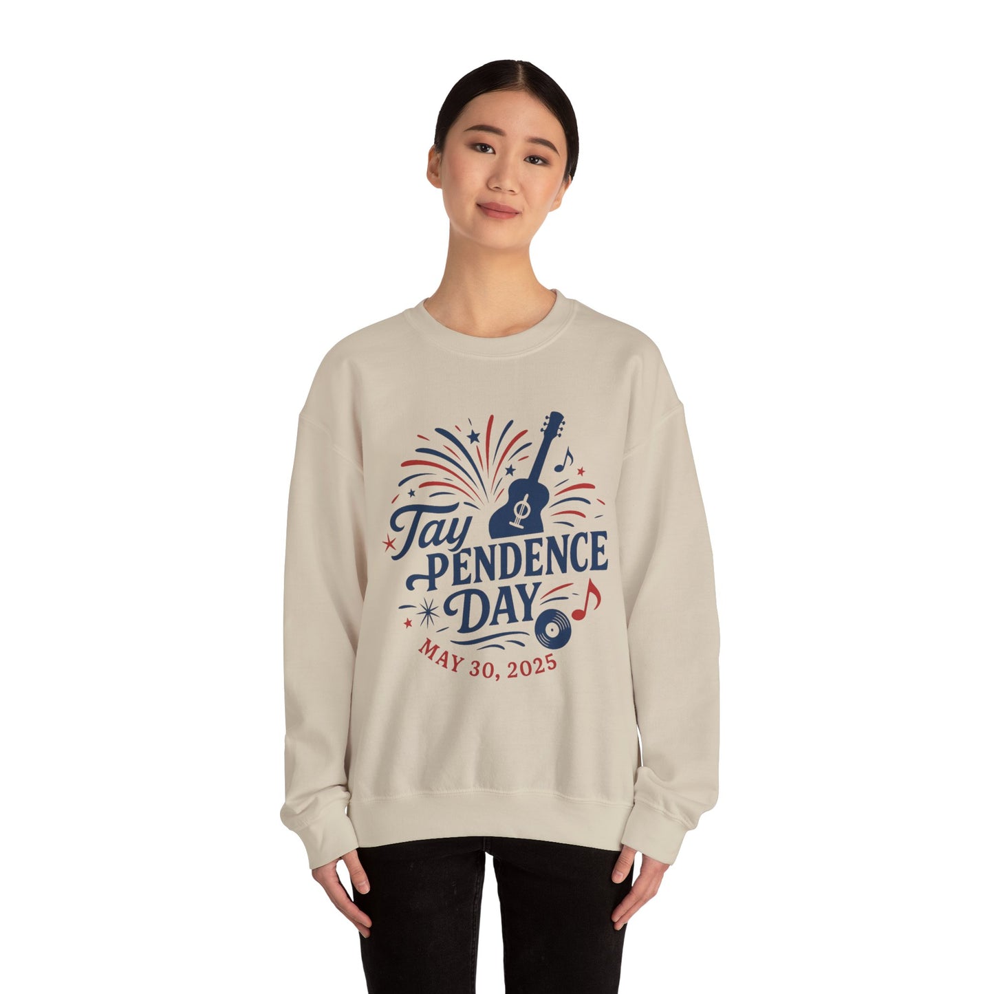 Taypendence Day Celebration Sweatshirt, Unisex Crewneck, Vintage Style, Swiftie Gift, Swiftie Independence Day