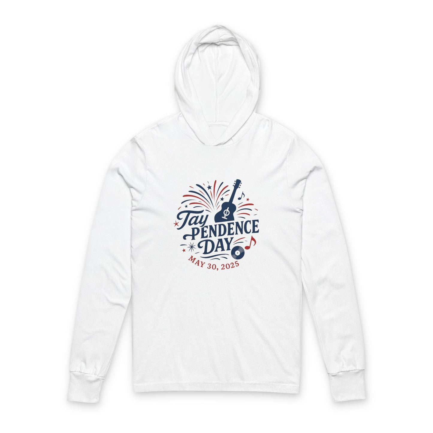 Taypendence Day Celebration Unisex Hooded Long Sleeve Tee, Great for Swiftie Gift, Swiftie Independence Day