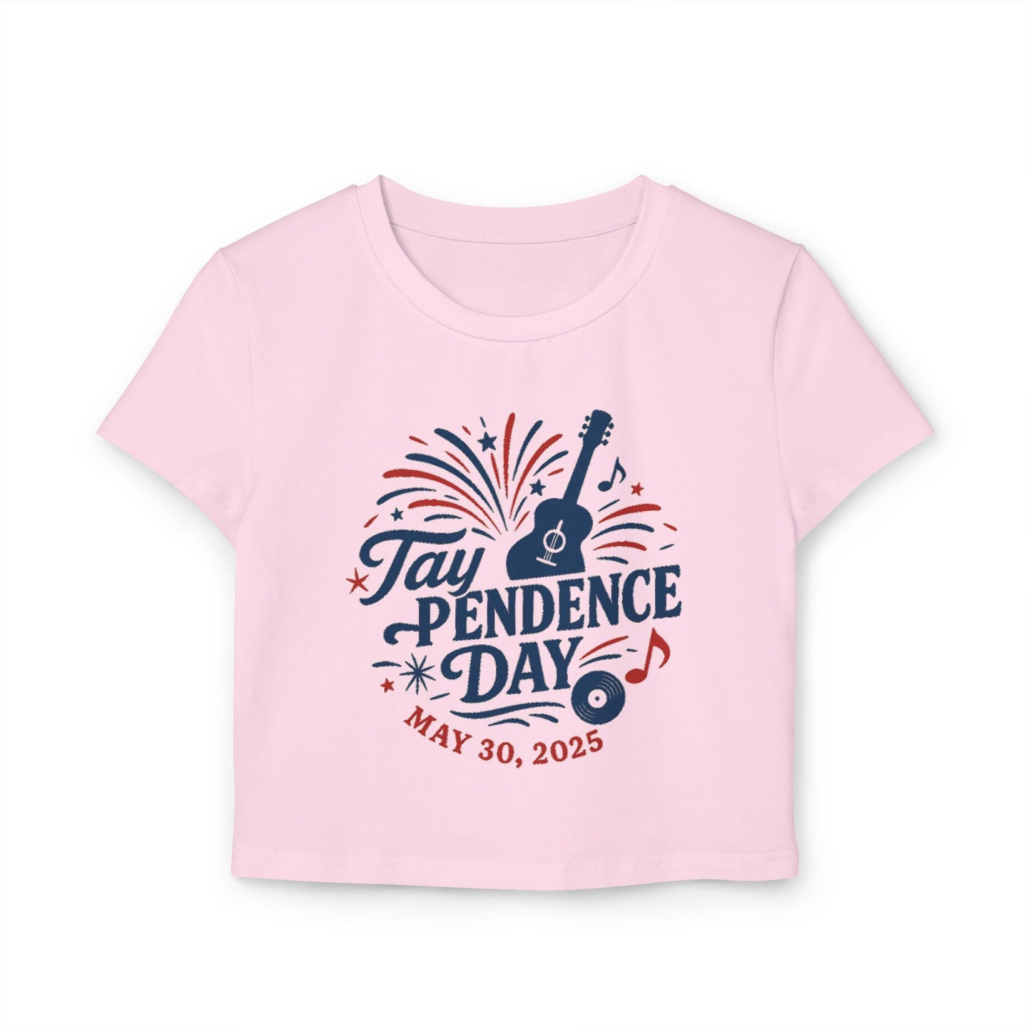 Taypendence Day Celebration Baby Tee, Women's Top for Swiftie Gift, Swiftie Independence Day