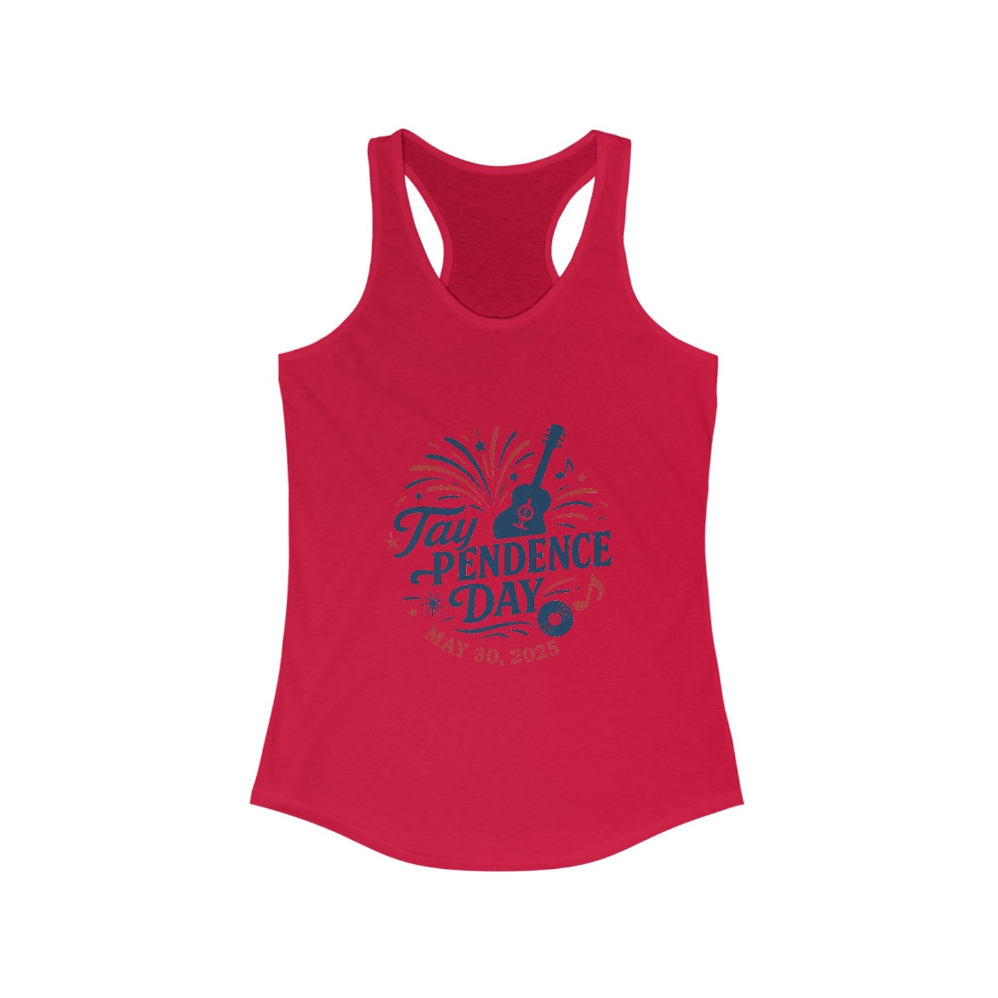 Taypendence Day Celebration Women's Racerback Tank - Swiftie Gift, Swiftie Independence Day