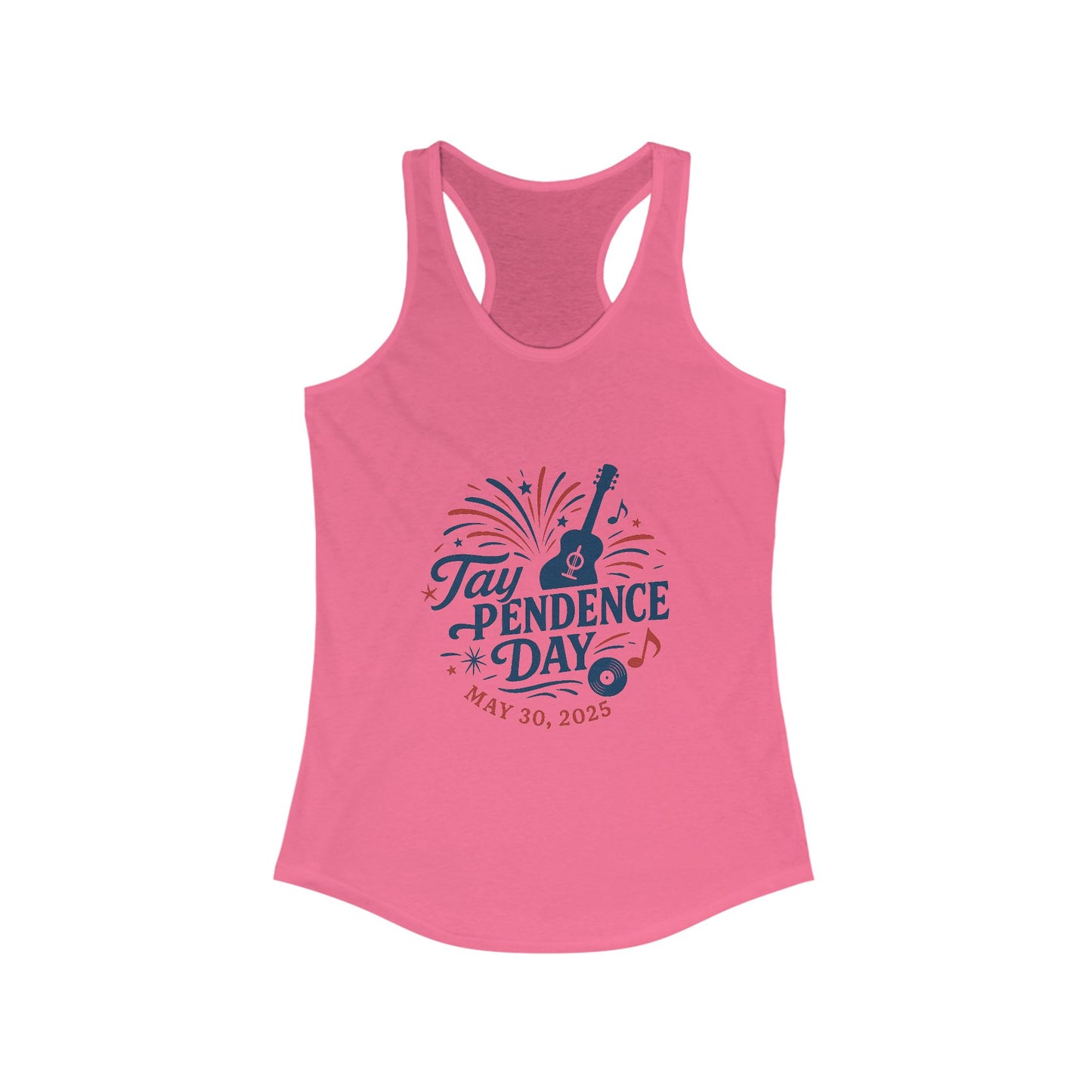 Taypendence Day Celebration Women's Racerback Tank - Swiftie Gift, Swiftie Independence Day