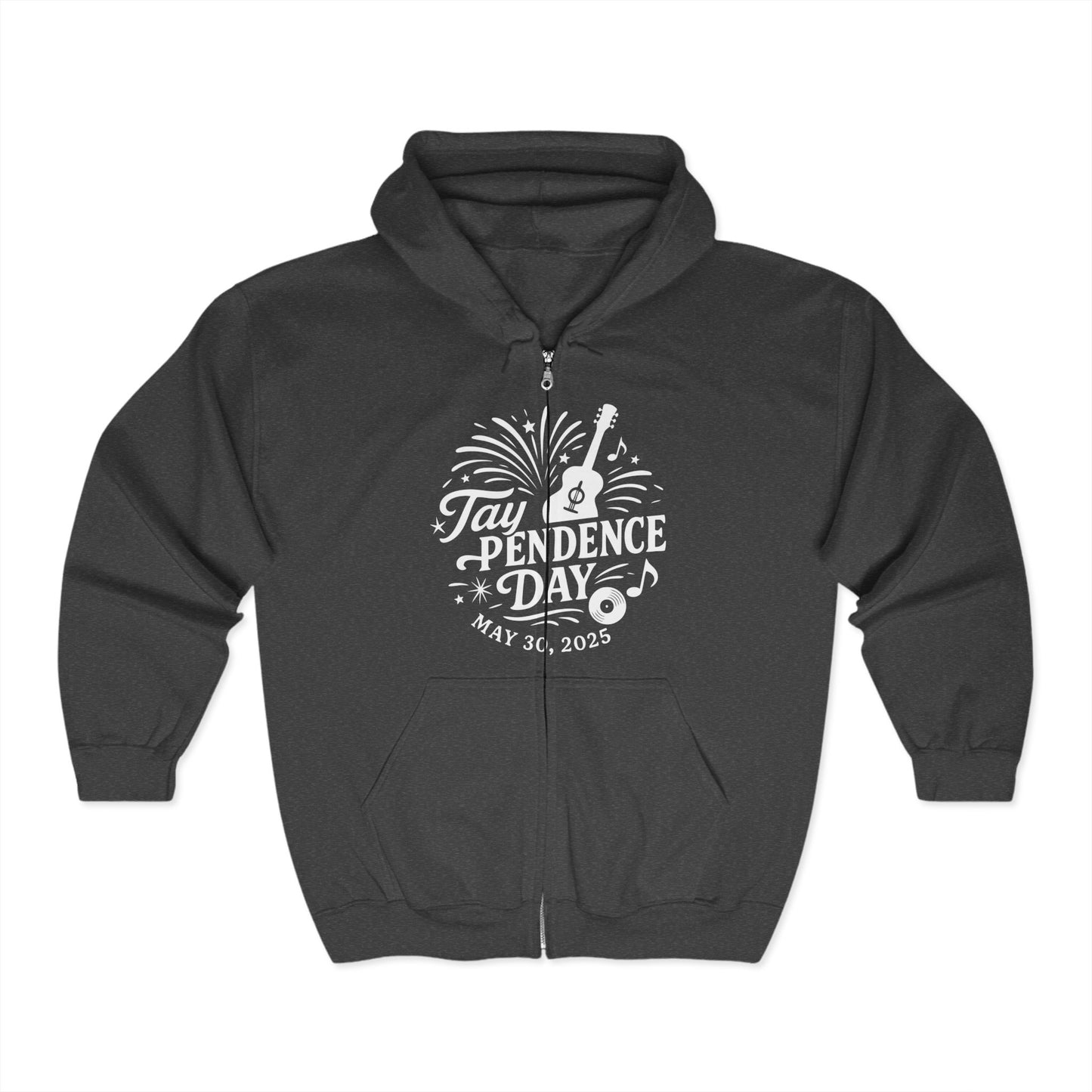 Taypendence Day Celebration Zip-Up Hoodie, for Swiftie Gift, Swiftie Independence Day