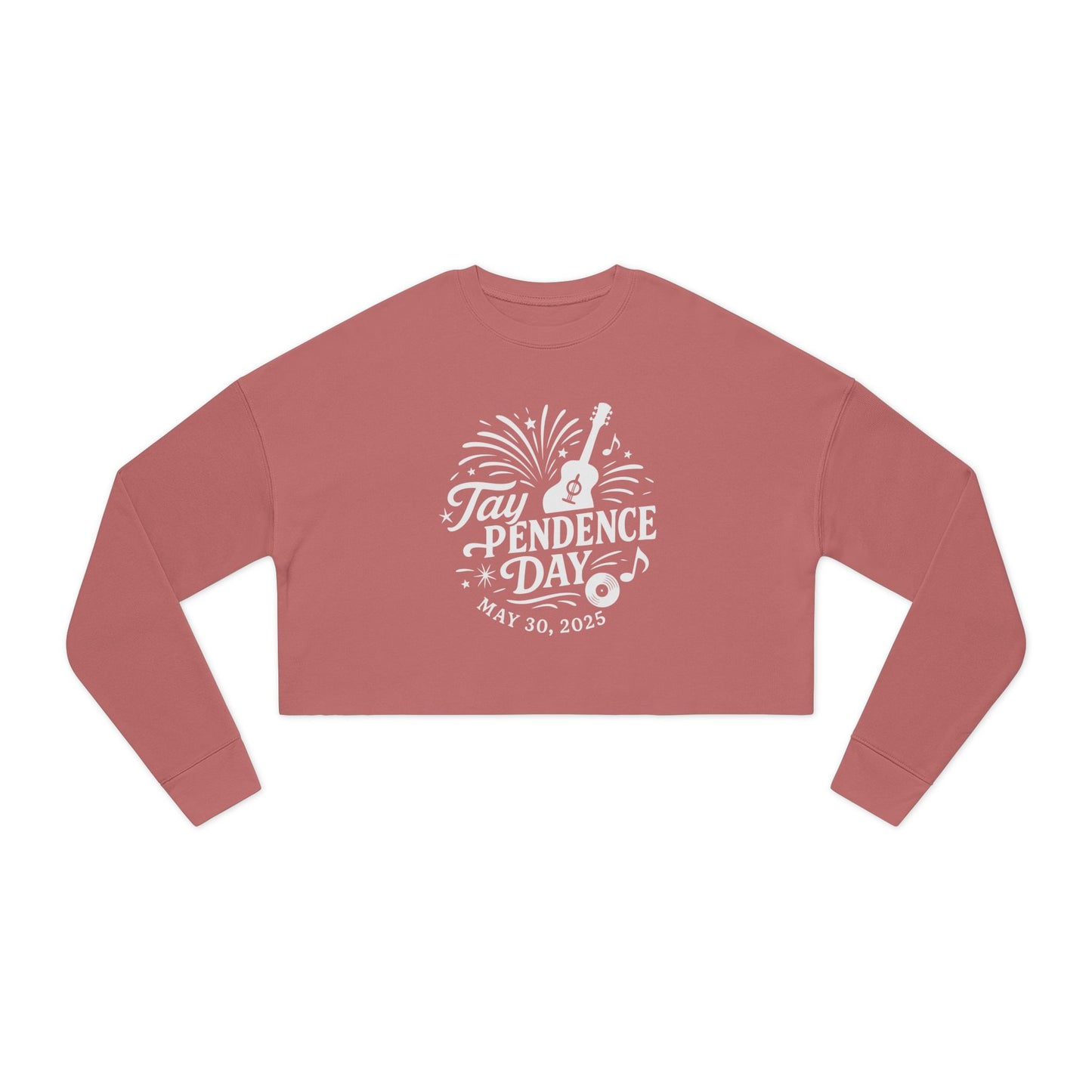 Taypendence Day Celebration Women's Cropped Sweatshirt, Casual Gift, for Swiftie Gift, Swiftie Independence Day