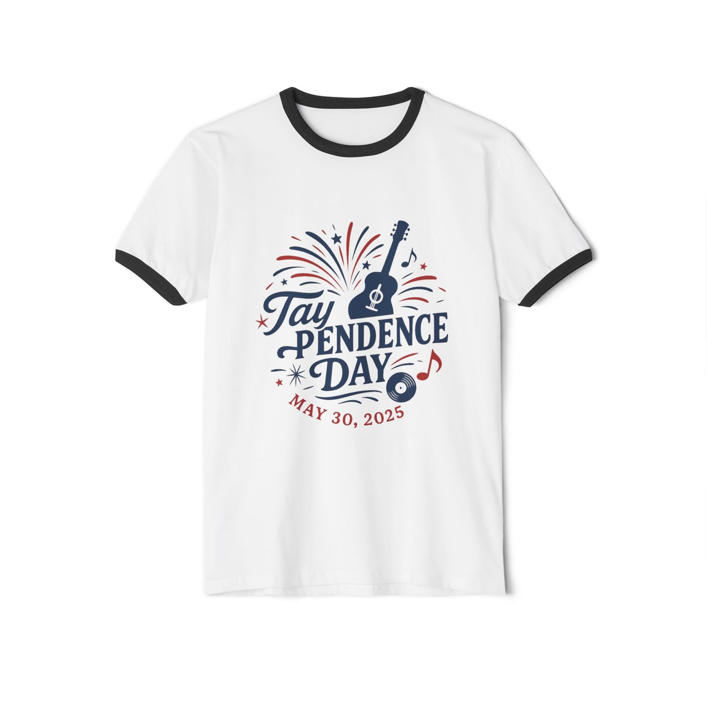 Taypendence Day Celebration Unisex Cotton Ringer T-Shirt for for Swiftie Gift, Swiftie Independence Day