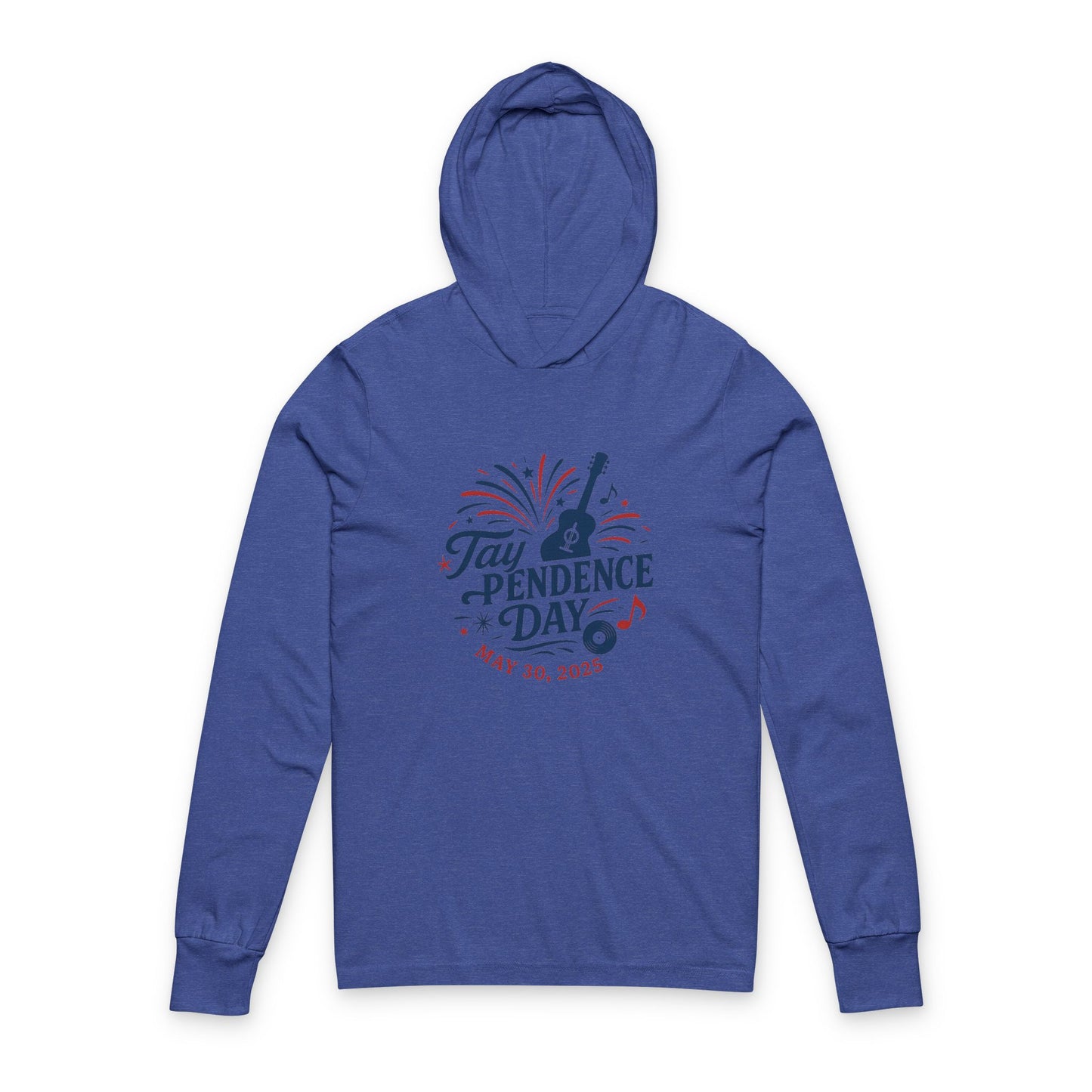 Taypendence Day Celebration Unisex Hooded Long Sleeve Tee, Great for Swiftie Gift, Swiftie Independence Day