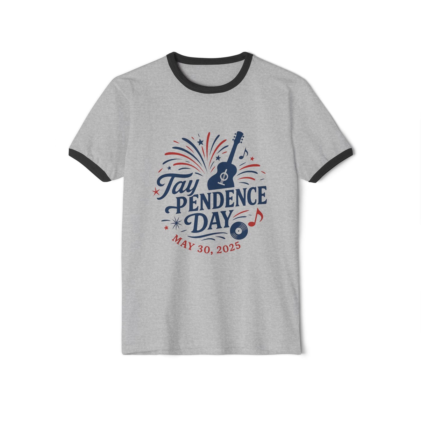 Taypendence Day Celebration Unisex Cotton Ringer T-Shirt for for Swiftie Gift, Swiftie Independence Day