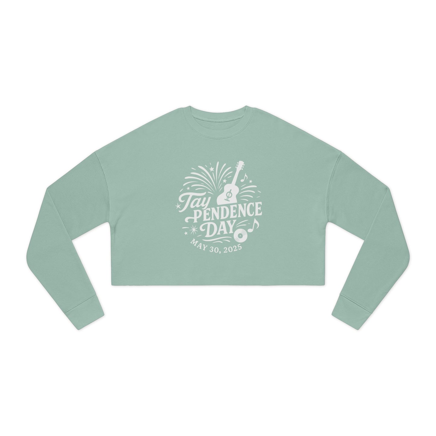 Taypendence Day Celebration Women's Cropped Sweatshirt, Casual Gift, for Swiftie Gift, Swiftie Independence Day