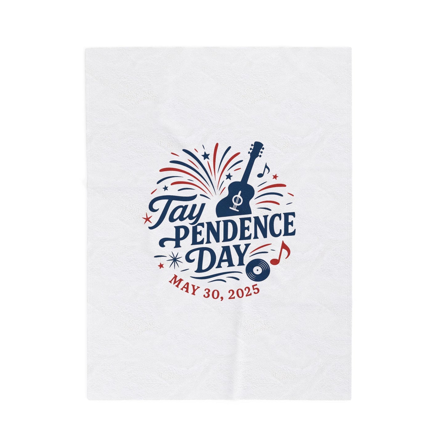 Taypendence Day Celebration Velveteen Plush Blanket for Swiftie Gift, Swiftie Independence Day