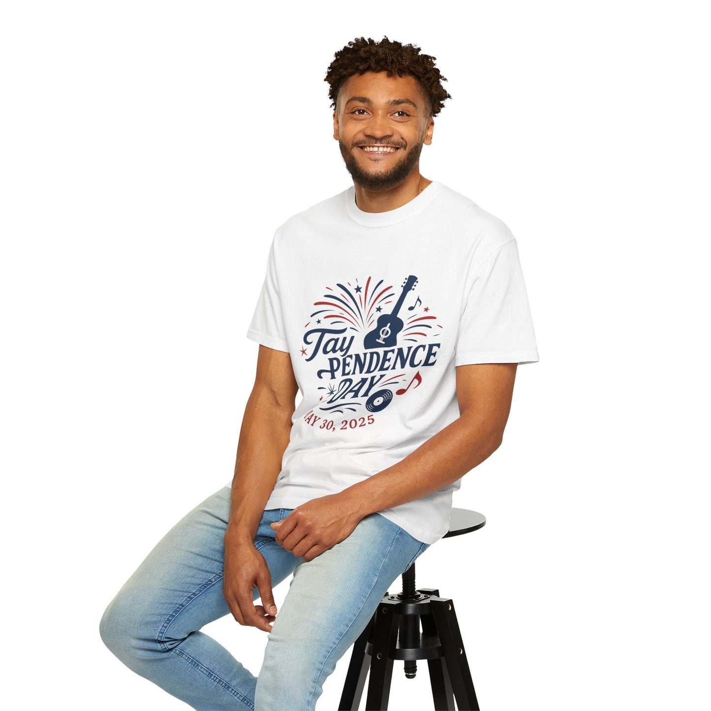 Taypendence Day Celebration T-shirt, Unisex Garment-Dyed Tee, Swiftie Gift, Swiftie Independence Day