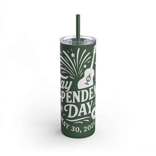Taypendence Day Celebration 20oz Skinny Matte Tumbler for for Swiftie Gift, Swiftie Independence Day
