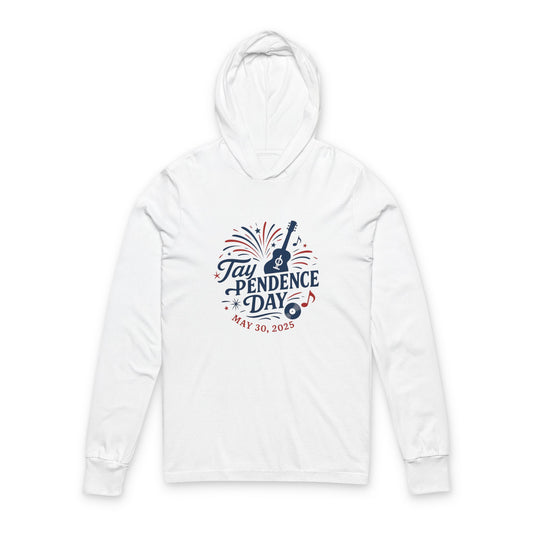 Taypendence Day Celebration Unisex Hooded Long Sleeve Tee, Great for Swiftie Gift, Swiftie Independence Day