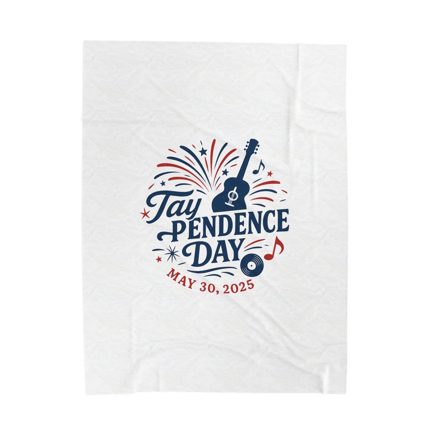 Taypendence Day Celebration Velveteen Plush Blanket for Swiftie Gift, Swiftie Independence Day